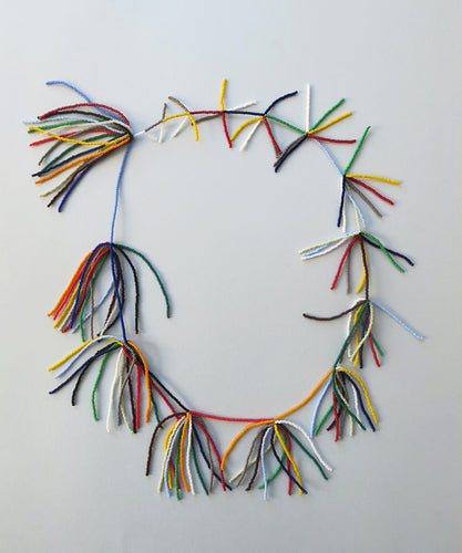 'Beads for Buildings + Bodies: Instrument No.8 - Queering Corbu (1-13)' necklace