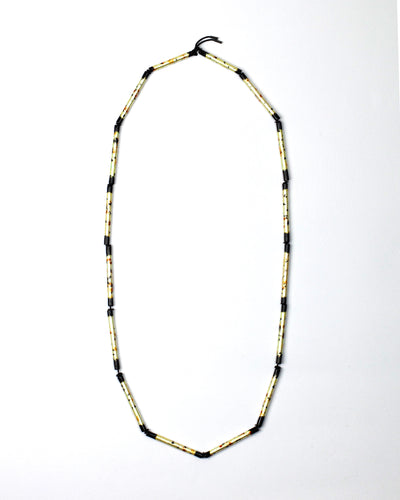 'Colours' necklace (cream & black)