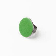 Enamel ring (green, large)