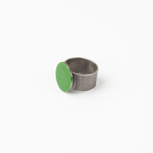 Enamel ring (green, small)