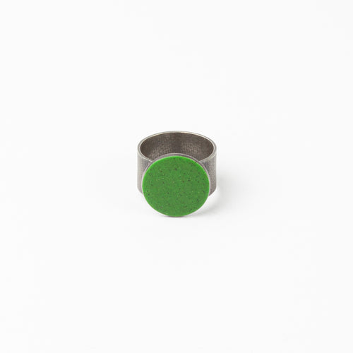 Enamel ring (green, small)