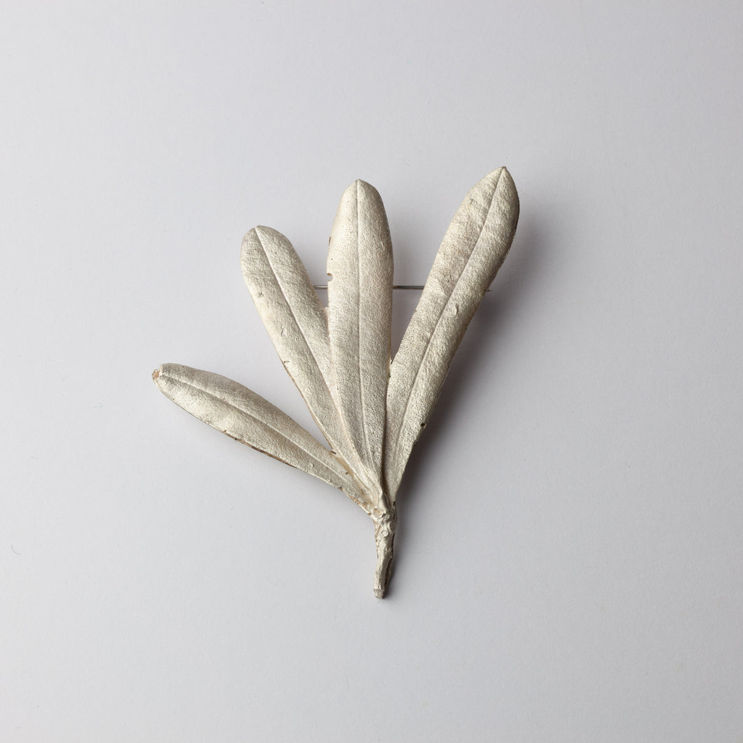 'Banksia leaves' brooch