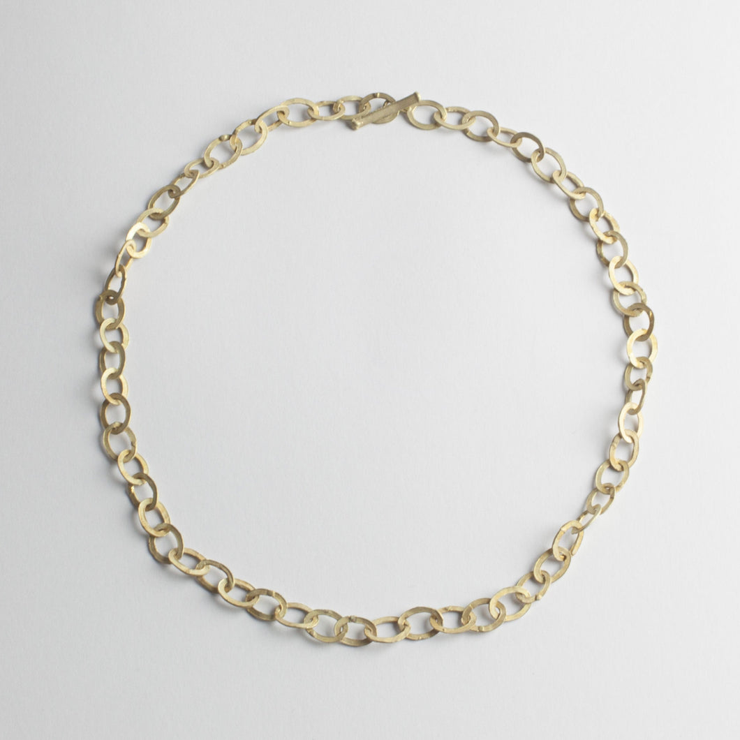 'Chains and Flowers' necklace - 625 gold